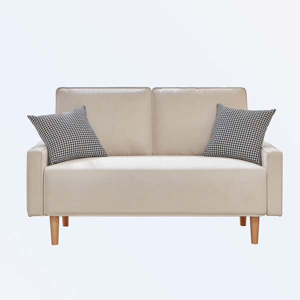 red chair Sofa 58.07'' Upholstered Loveseat Wayfair Canada